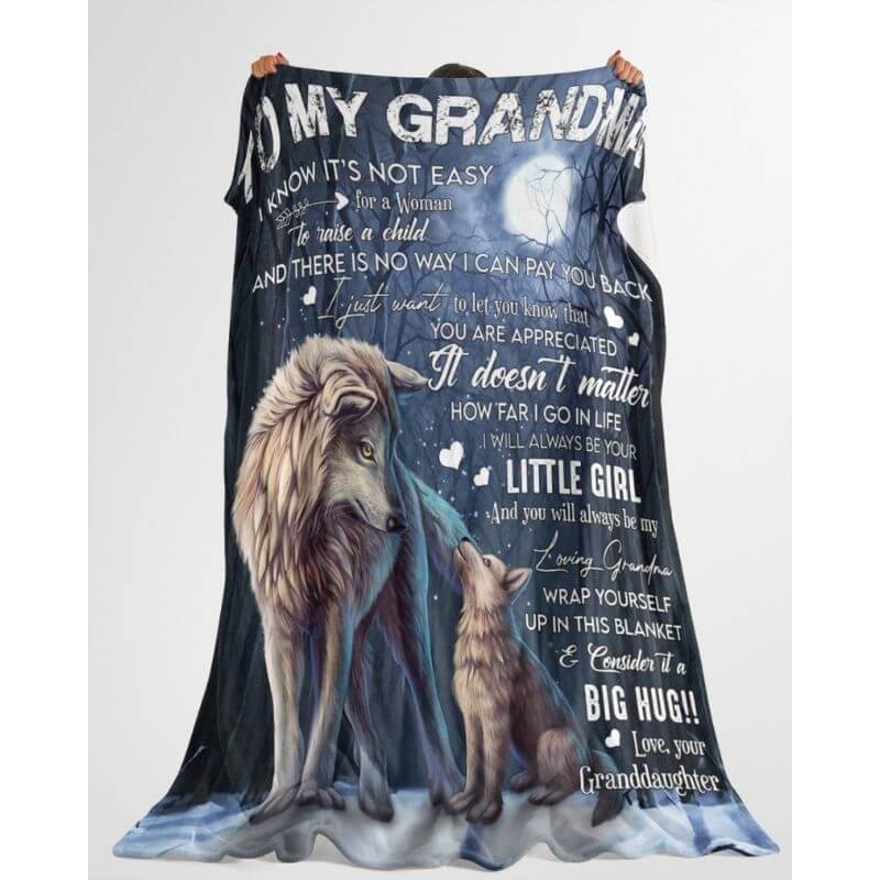To My Grandma - From Granddaughter - A371 - Premium Blanket