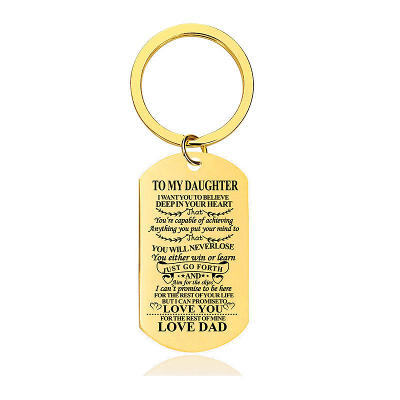 Just Do Your Best - Inspirational Keychain – Voowow